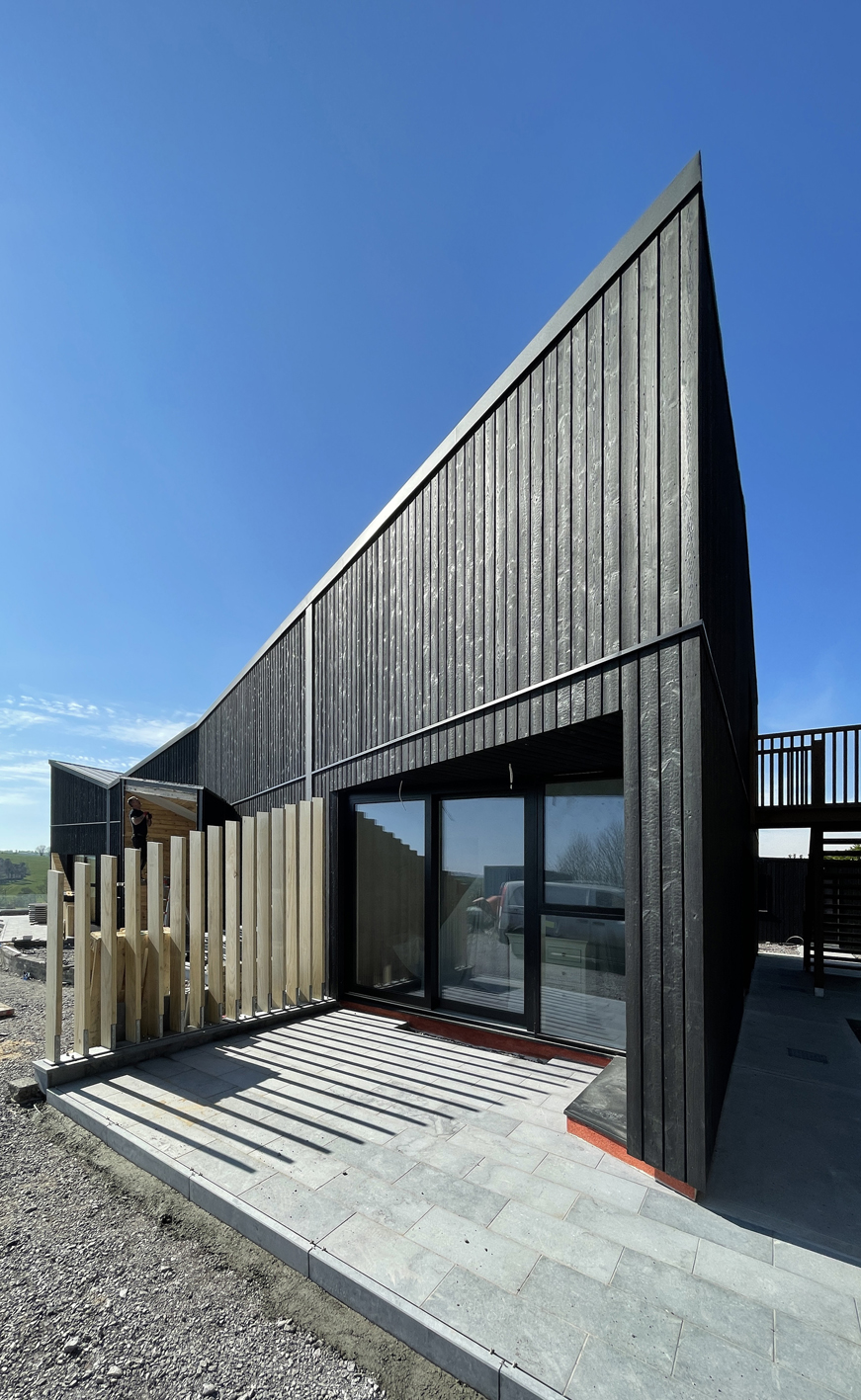 clonakilty passivhaus charred timber cladding